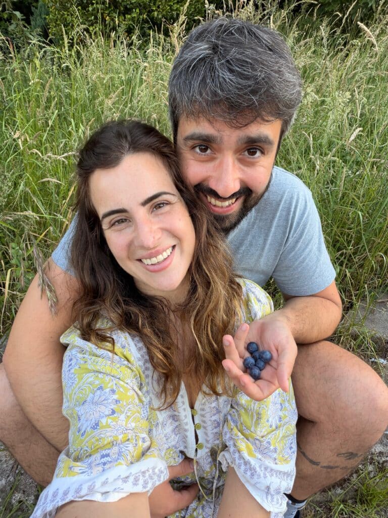 Carlos y yo después del retiro de tantra para parejas